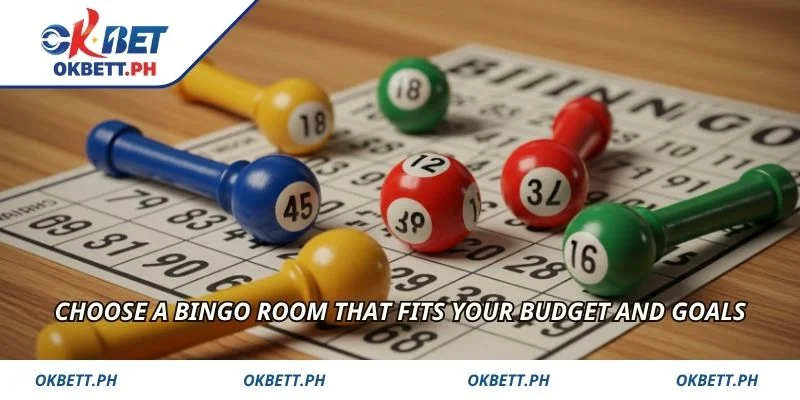 Choose a bingo room that fits your budget and goals