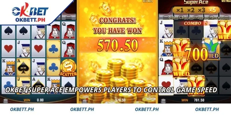 OKBET Super Ace empowers players to control game speed 