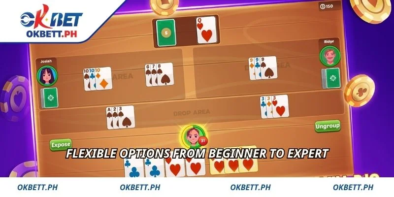 Flexible options from beginner to expert
