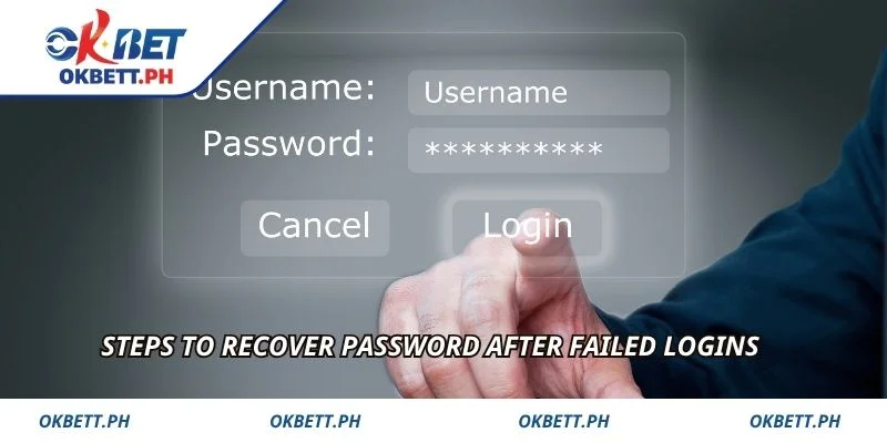 Steps to recover password after failed logins