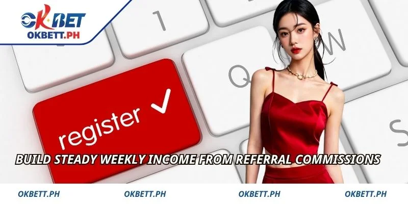 Build steady weekly income from referral commissions