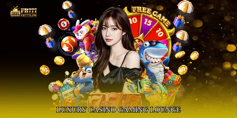 Luxury Casino Gaming Lounge