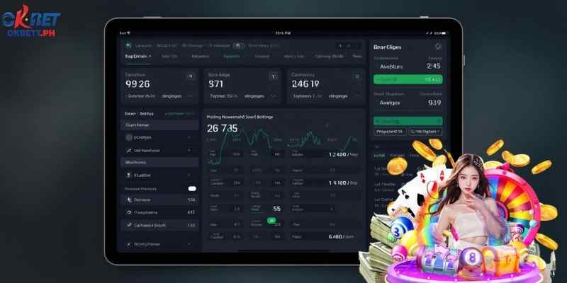            Sports betting platforms become easier to analyze on tablet displays.